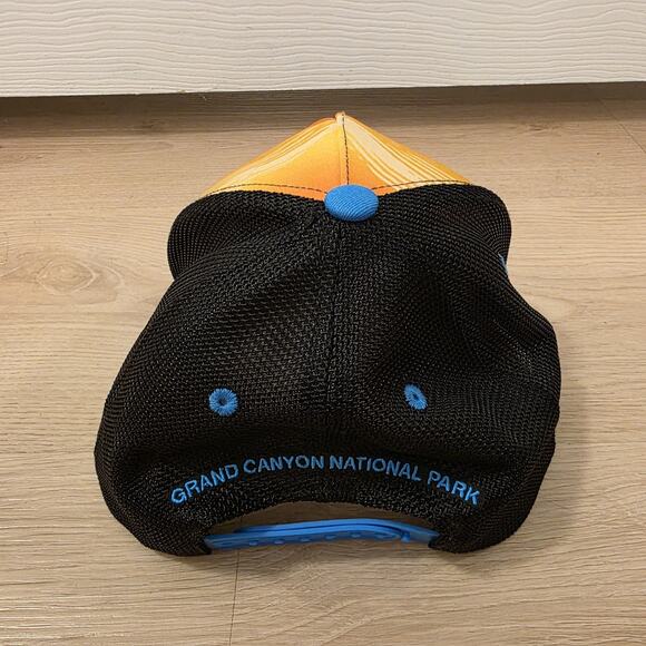 Wild Tribute Orange Blue Black Grand Canyon Landscape Outdoor Cap Hat Unisex - Picture 3 of 6